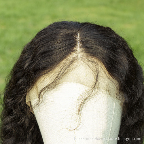 Huashuo Wholesale Good Quality 100% Brazilian Virgin Human Hair 13*6 Lace Front Wig With Baby Hair Wigs